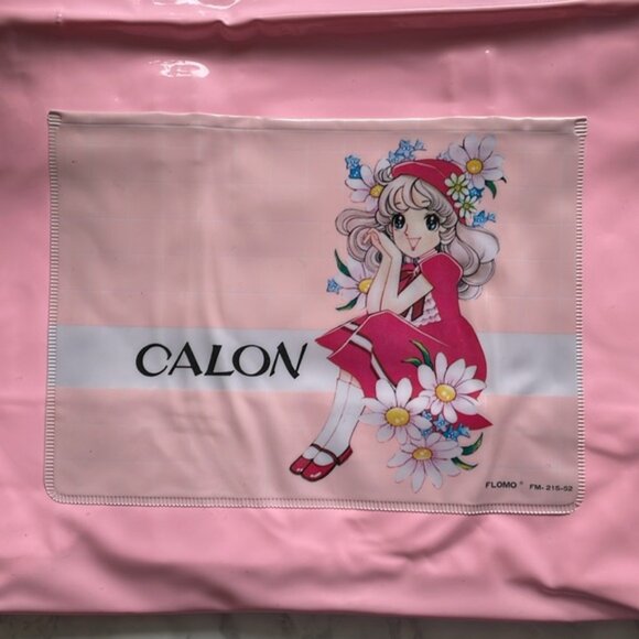 Vintage Showa retro Girl 80s - vinyl material tote bag by Flomo - Picture 2 of 11